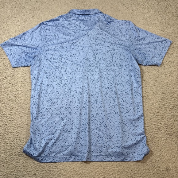 Peter Millar Men Sz L Summer Comfort Polo Shirt Short Sleeve Western Cactus Hat - Picture 6 of 8